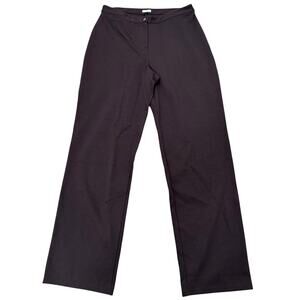 J. Jill Stretch Straight Leg Ankle Pants Java Brown Wardrobe Basic NWT size 12